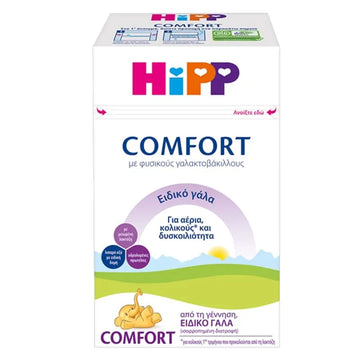HiPP Comfort Ειδικό Γάλα για Αέρια, Κολικούς και Δυσκοιλιότητα 600gr